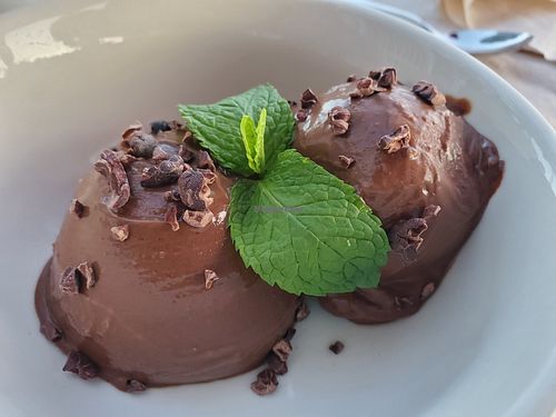 SuperMocha vegan ice cream at Powerplant Superfood Cafe in Los Angeles