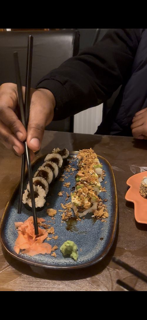 Pickled Ginger & wasabi   at Zoya in England