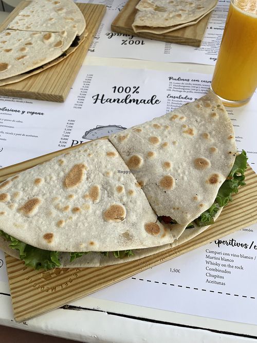 Piadina vegetal  at Piadineria da Bea in Canarias