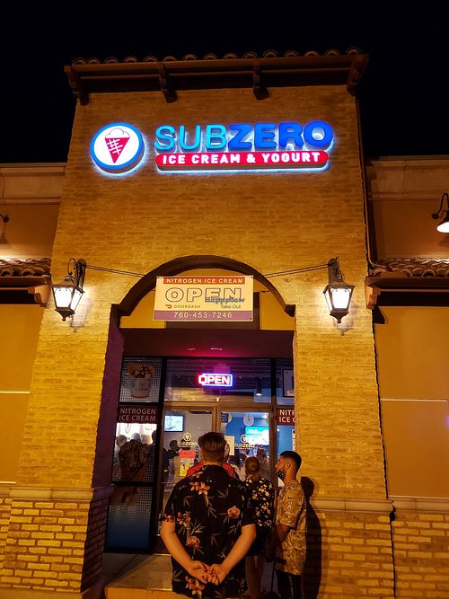 Front: Next door to 7Eleven at Sub Zero in Carlsbad