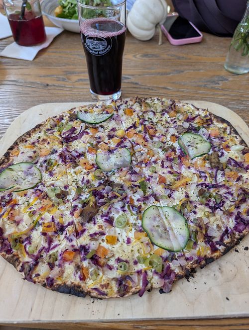 vegam flammkuchen at Asparagus and Adventure Farm Klaistow in Brandenburg