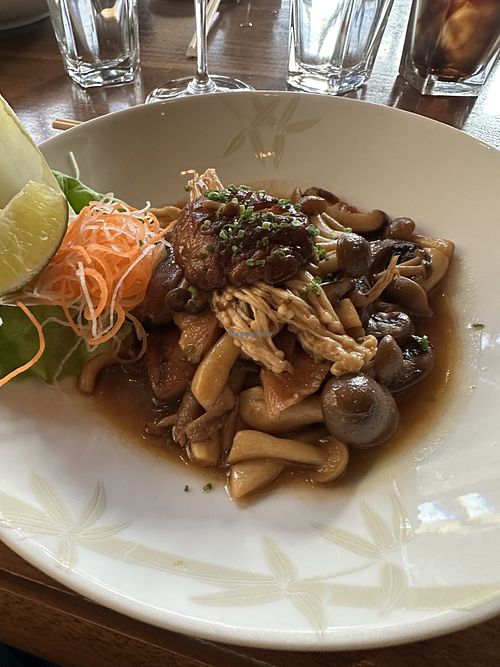 Wam mushroom salad  at Matsuhisa in Vail