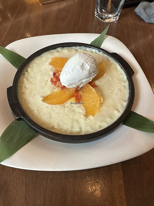 Rice pudding with  ice cream  at Matsuhisa in Vail