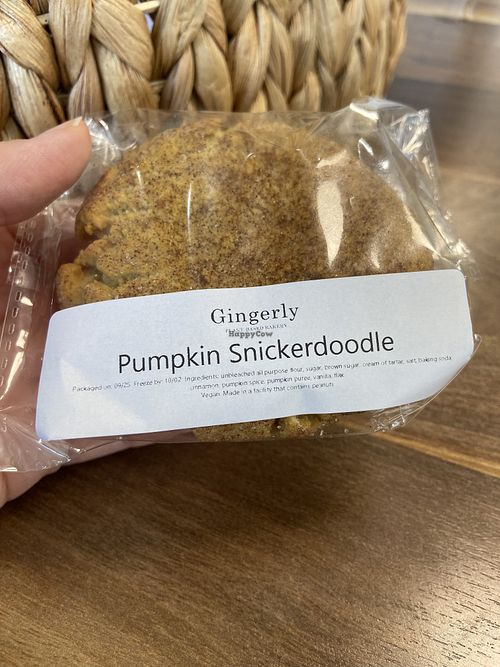 Gingerly bakery vegan cookie  at Dildo Coffee House in Dildo