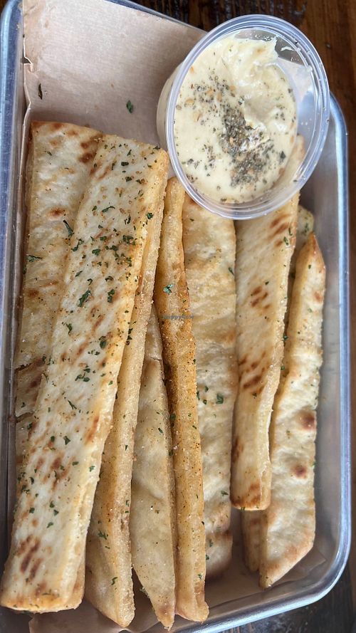 Fried Pita Strips w/ Hummus at Spitz - Mediterranean Street Food in Hillsboro