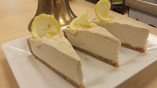 Raw Lemon Tart! at Reality Bites Cafe in Rangiora