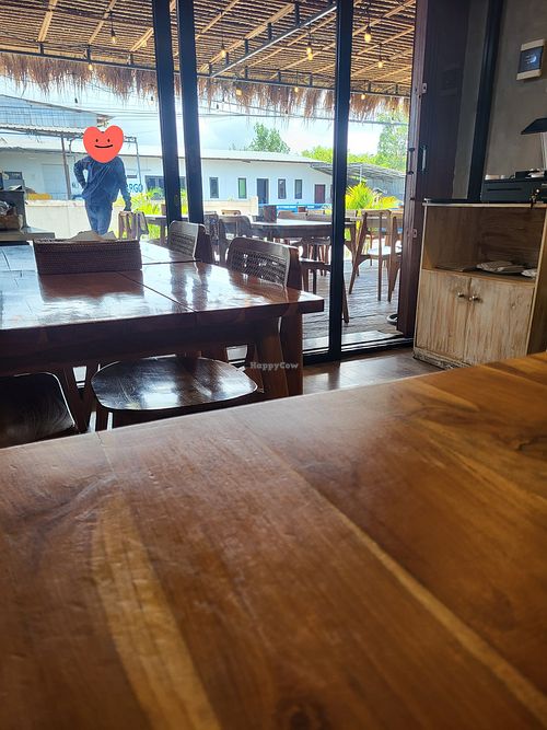 Indoor and outdoor tables (they have aircondition) at Taco Island Bali, Seminyak in Bali