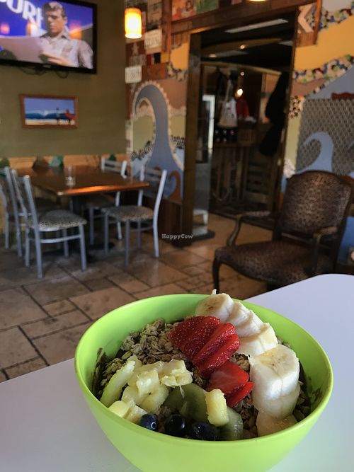 Amazing smoothie bowls!  at The Surfinista Cafe in Cocoa Beach
