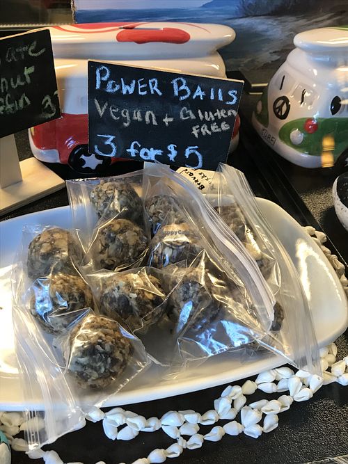 vegan noms  at The Surfinista Cafe in Cocoa Beach