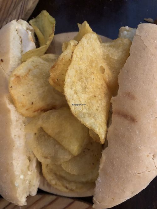 Prawn montadito  at Vegan Rock in Sevilla