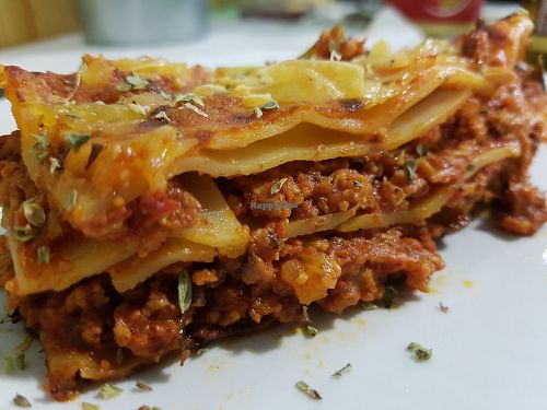 Lasagna  at Vegan Rock in Sevilla