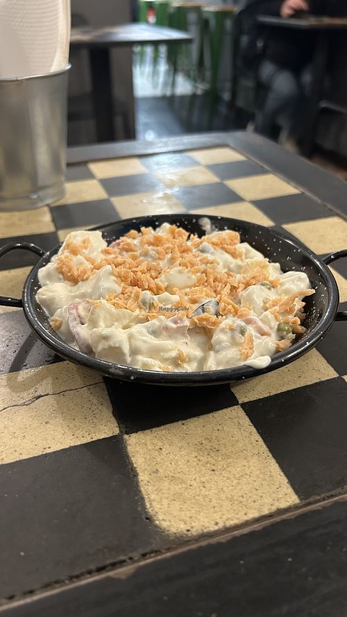 Vegan tuns salad  at Vegan Rock in Sevilla