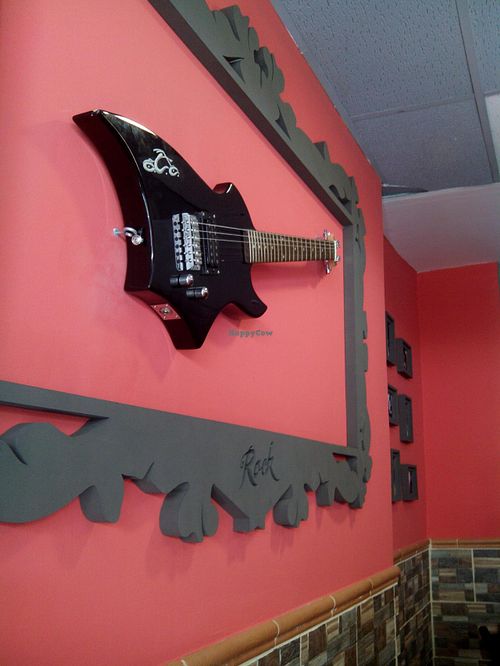 guitar at Vegan Rock in Sevilla