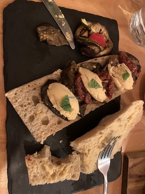 Open sandwich   at Ristorante CRIANZA in Puglia