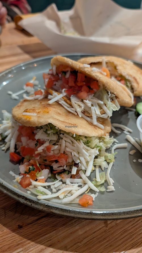 Vegan gorditas! at Mextizo in Cedar Rapids