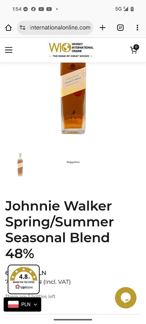 Limited exclusive bottling at Johnnie Walker - Princes Street in Edinburgh