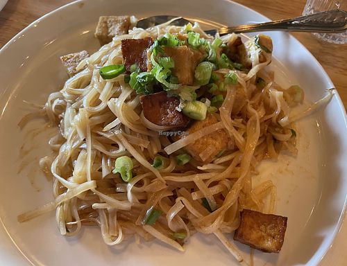 Pad thai with tofu   at Kin Dee Thai in Tucson
