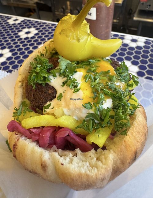 Falafel pita  at PAOLINA in New York City