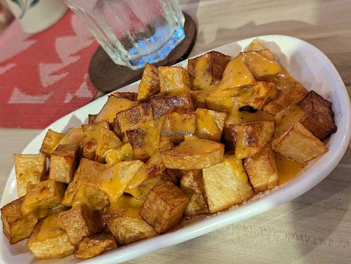 Batatas bravas at Tortilla & Gazpacho Spanish Restaurant in Chang Wat Surat Thani