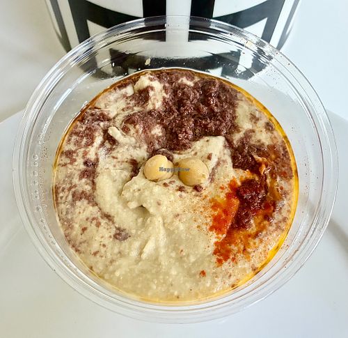 Black olive hummus  at Organic Foods & Café - Cityland Mall in Dubai