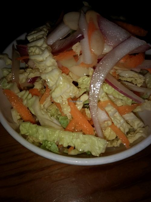 lemon and almond slaw at Circle Cafe Bar in Carlisle