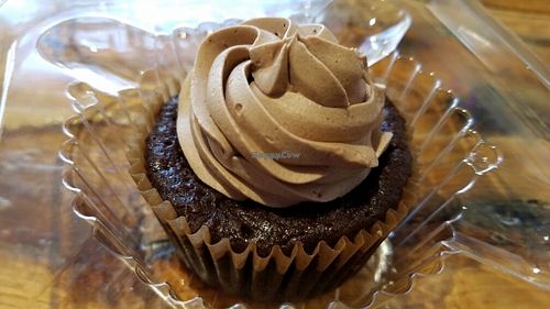 double chocolate cupcake at Ocean Organics in Toms River