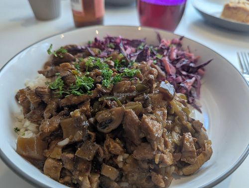 Pilz- Stroganoff, Tagesgericht at Carotteria in Bautzen