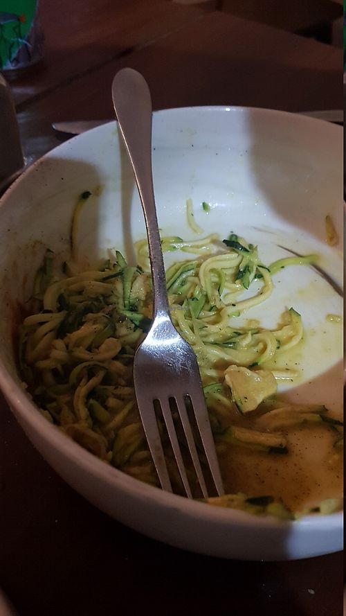 Zoodles at Armageddon Cake in Geelong