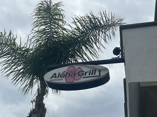 It’s upstairs!  at Aloha Grill in Huntington Beach