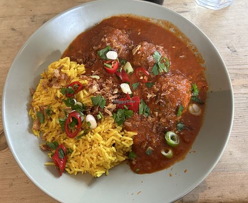 Kofta curry with rice   at The Exmouth Arms in Cheltenham