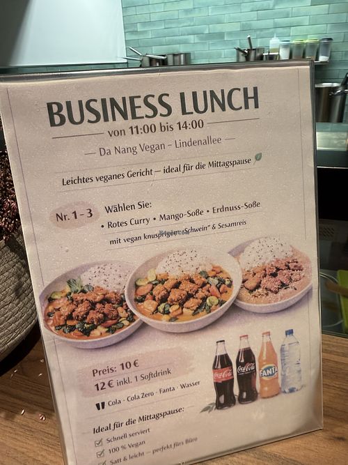 menu  at Da Nang Vegan in Essen