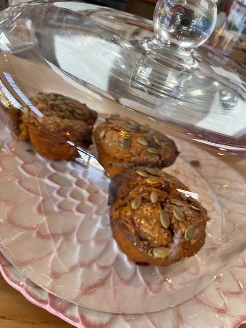 Pumpkin and cranberry muffin  at Honey’s in New Orleans