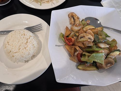 Crispy tofu with peanut sauce   at Mr. Pho Asian Fusion in Medford