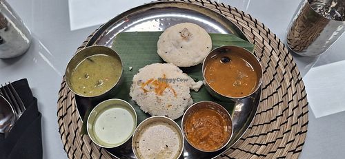 Rava Idli at SouthIndieS Vegetarian | Vegan | Jain Restaurant in Sunnyvale