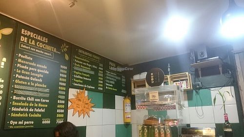 inside  at La Cocinita Verde in Bogota