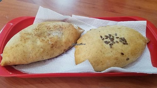 empanadas veganas at De Nobles in Bogota