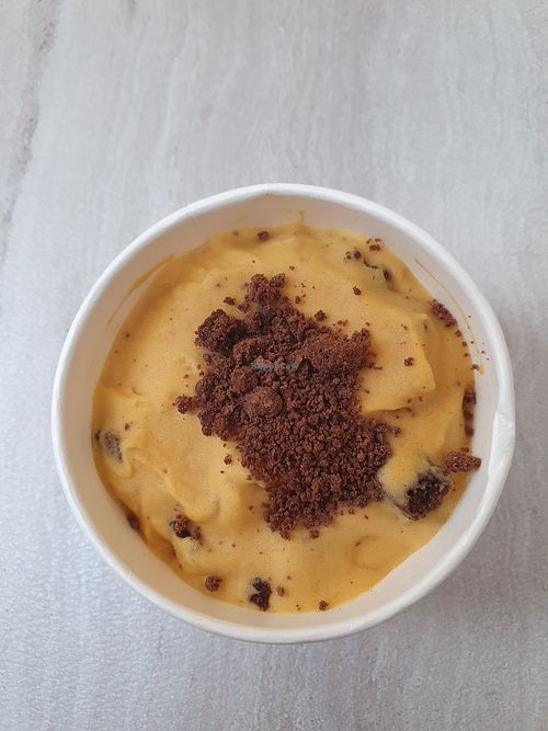 Lúcuma and brownies ice cream at Atelier Amore Gelato in Lima