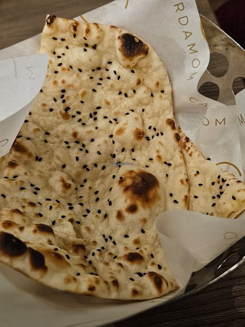 Plain Naan at Cardamom HafenCity Progressive Indian Dining in Hamburg