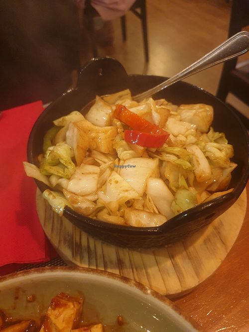 Sauted cabbage, at Unik Asiatico Restaurante in Comunidad Valenciana
