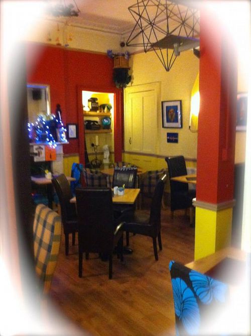 warm and friendly at Cafe Nom De Plume in Edinburgh