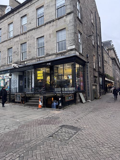   at Bagel Factory Hanover Street in Edinburgh