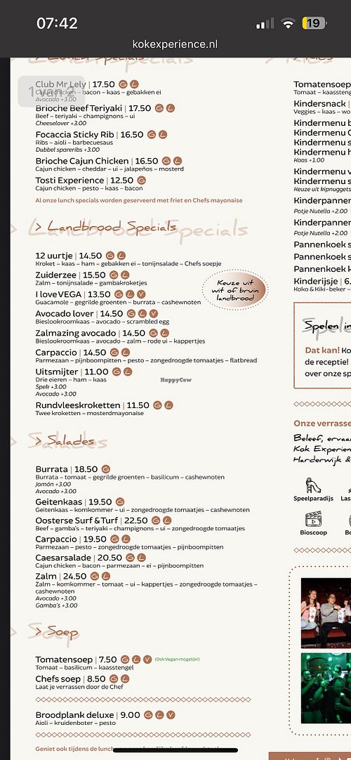 Alles is mogelijk tot aanpassing   at Restaurant Mr Lely in Flevoland