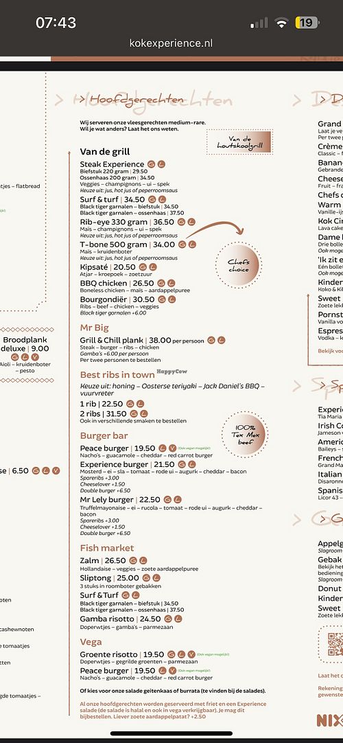 Vegan benoemen   at Restaurant Mr Lely in Flevoland