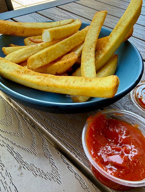 French Fries and Harissa Ketchup at Sabaraba's in Chamblee