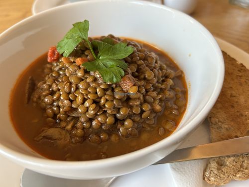 Lentil stew   at Layla's Kitchen Cafe in Newcastle Upon Tyne