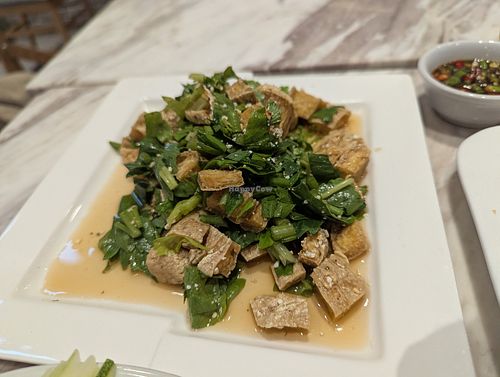 Tofu laab at Jajaa Coffee in Chang Wat Ranong