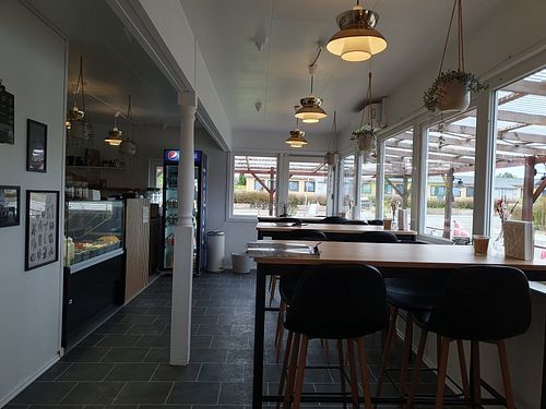 Inside the restaurant at Mulles madglæde in Nyborg