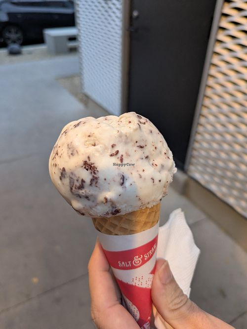 Mint chip small scoop at Salt & Straw in Las Vegas
