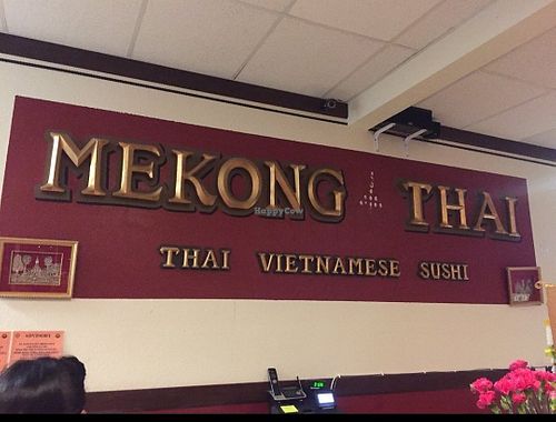 Interior Signage at Flavors of Mae Kong Thai Restaurant in El Paso