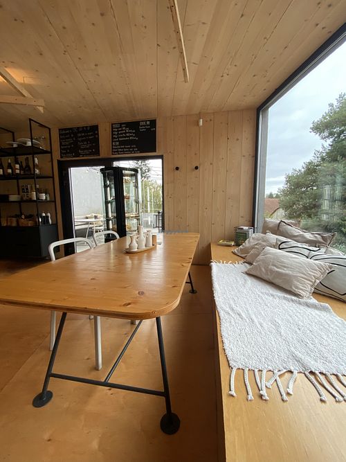 Indoor seating   at Ebe Cafe in Zlin